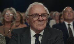 Reluctant hero … Anthony Hopkins as Nicholas Winton in One Life.