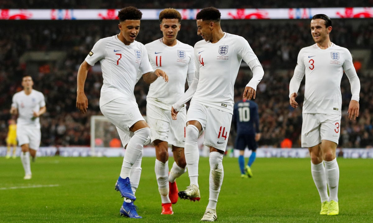 Jadon Sancho Lights Up Wayne Rooney S Farewell Match For England Against Usa Football The Guardian