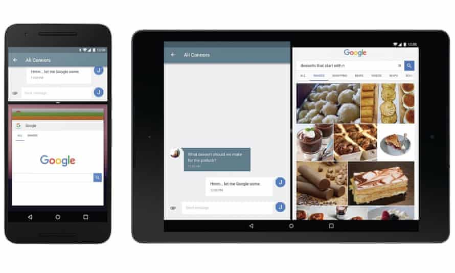 Android N Google Reveals Future Of The Os Android The Guardian