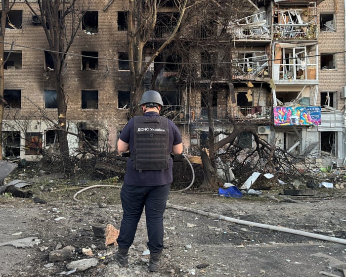Ukraine war briefing: Zelenskyy accuses Russia of ‘utter disregard’ after airstrike on Zaporizhzhia apartment block