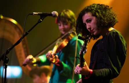 In awe … Maija Sofia performs in Dublin