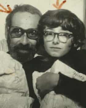 An early shot of Andrew Denton with his father.