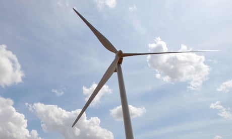 A wind turbine