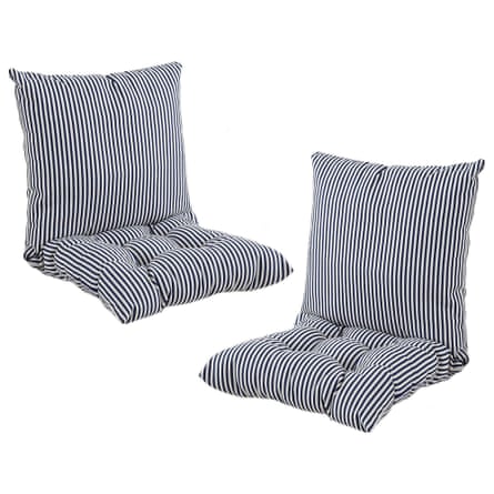 Garden chair cushions with backs