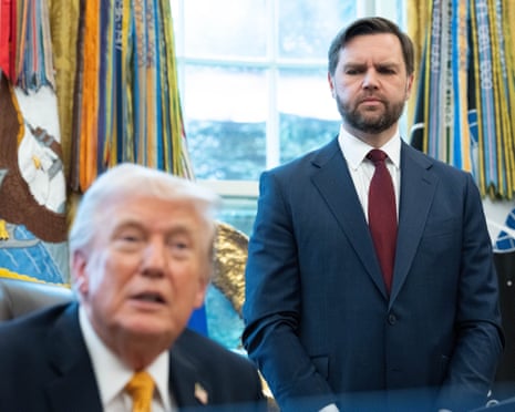 Трамп и Вэнс обращение к средствам массовой информации