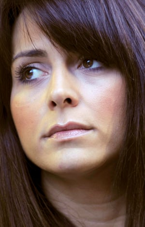 Vanessa Perroncel listens as the publicist Max Clifford addresses the media in February 2010, when she said that she would not sell her story.