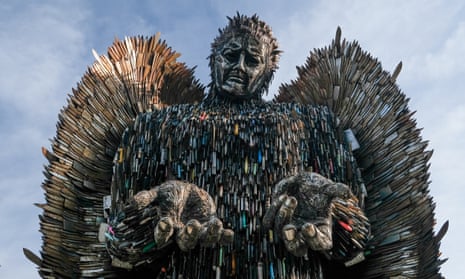 The Knife Angel sculpture in Middlesbrough