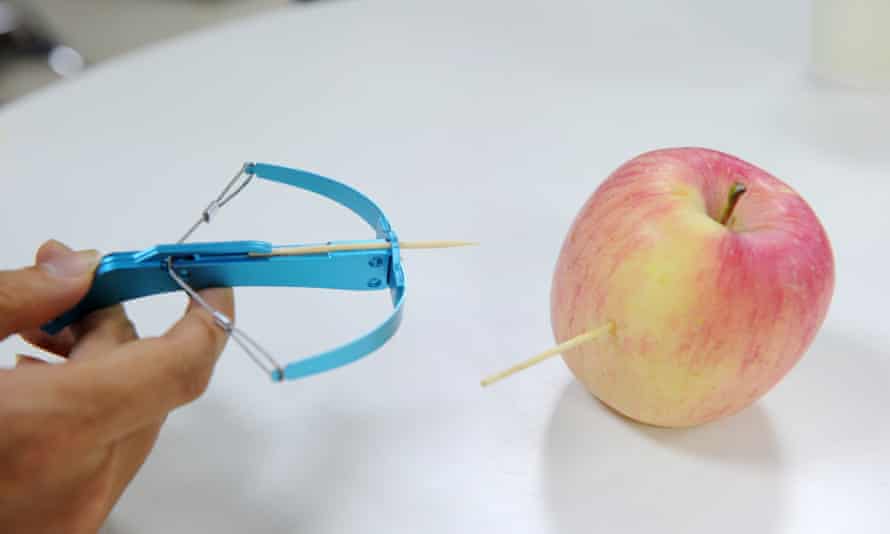 Handheld crossbows that can fire out needles and nails are the latest must-have toy in China but anxious parents want them banned before a young child gets blinded or worse.