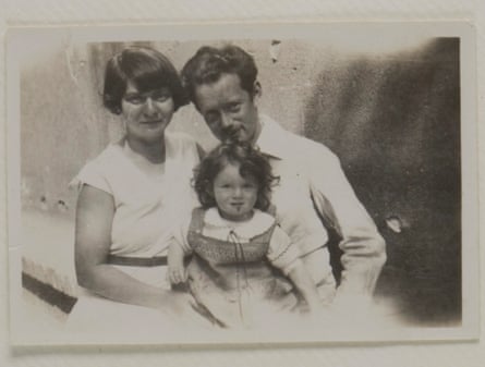 Ann Kirk and her parents