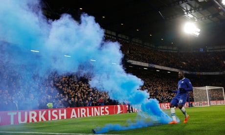 Stamford Bridge was bouncing to help Chelsea to victory in the Champions League.