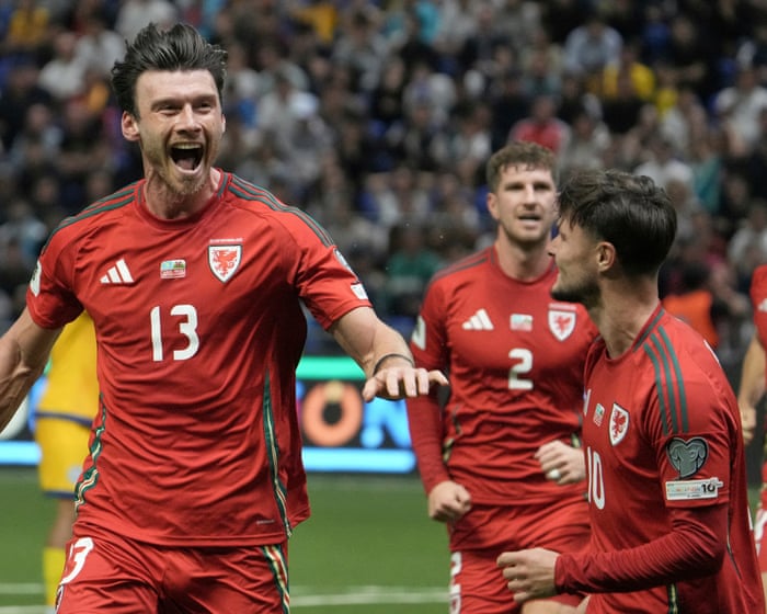Kieffer Moore’s first-half strike earns World Cup qualifying win for Wales in Kazakhstan