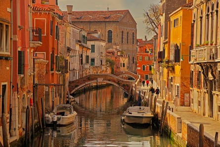 A canal in the Sestiere of Cannaregio, Venice.