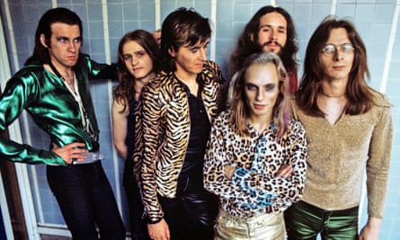 Roxy Music in 1972, with Eno at front