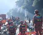 Chinese rescuers find ‘nothing but ruins’ at border crossing as Nepal seeks help to ID and store the dead