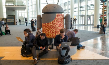 The Google I/O annual developers conference in San Francisco, 2015.