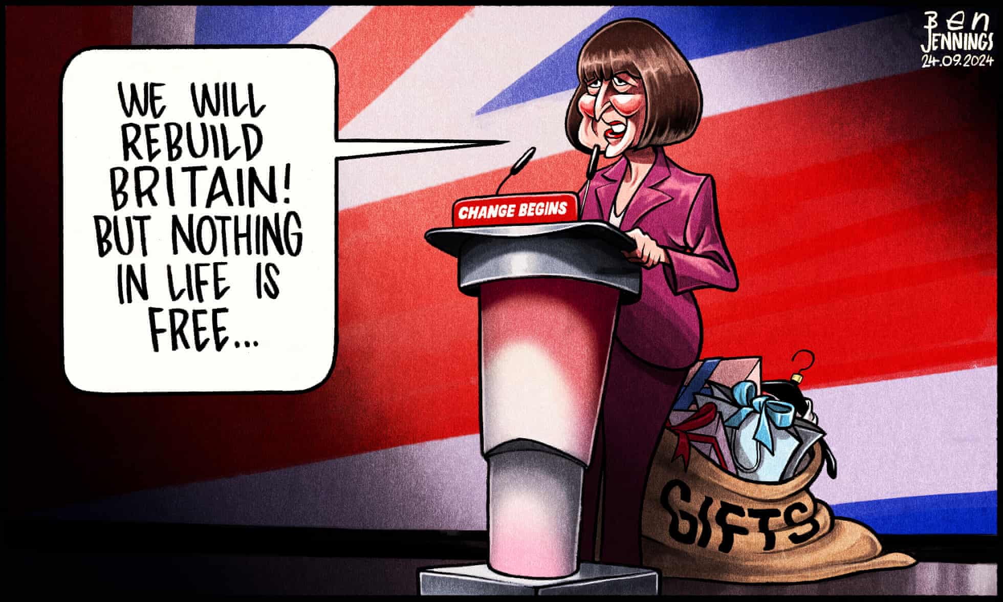 Tuesday 24 September: Reeves should be honest about who will foot the ...