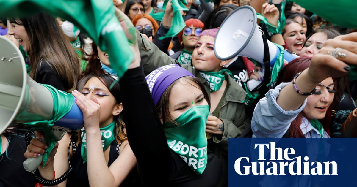 ‘This is historic’: pro-choice campaigners celebrate legal abortion in Colombia – video