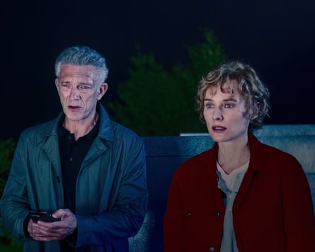 Vincent Cassel and Diane Kruger in The Shrouds.