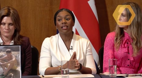 Kemi Badenoch at her press conference