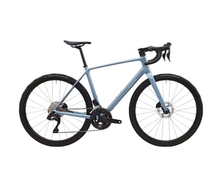 Decathlon VAN RYSEL Shimano 105 Di2 Endurance road bike EDR CF Ultra Light Blue