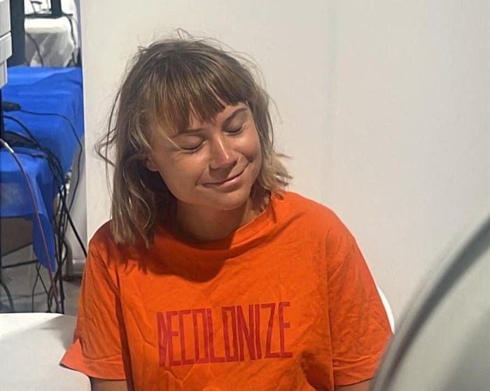 Greta Thunberg says she is being detained by Israel in cell infested with bedbugs