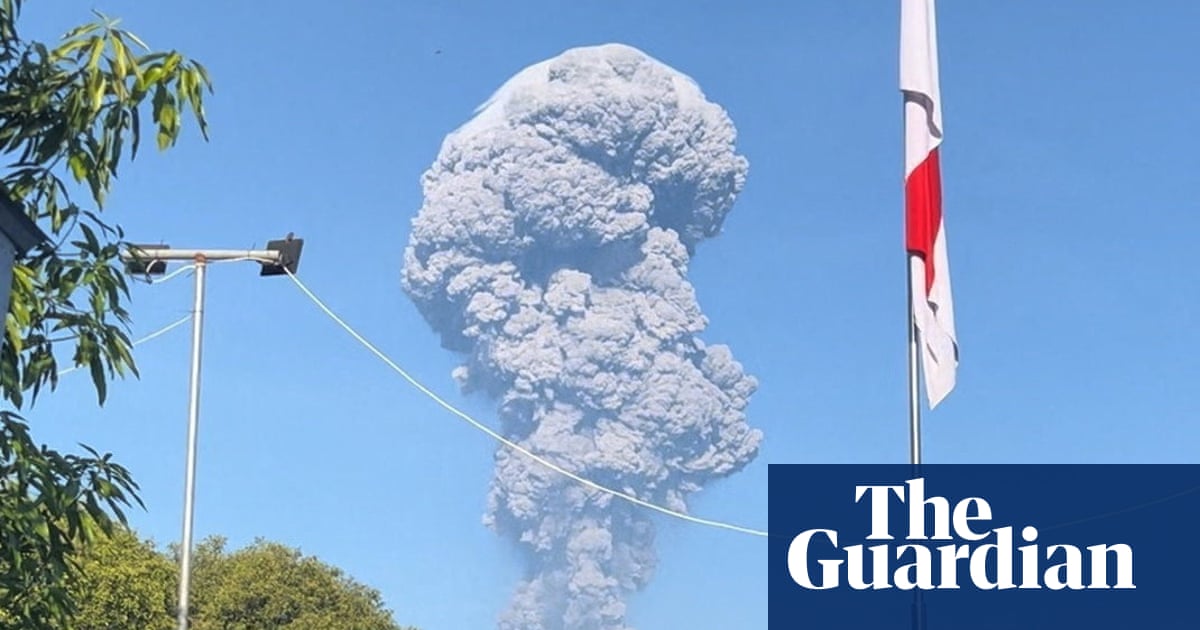 Ash cloud rises from Mount Dukono eruption in Indonesia – video