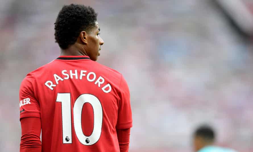 A new breed of hero ... Manchester United's Marcus Rashford.