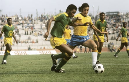 World Cup match between Zaire and Brazil on 22 June 1974