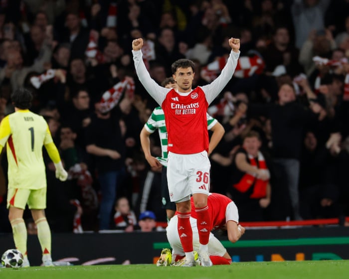 Edgy Arsenal squeeze past Sporting to set up Atlético Madrid semi-final