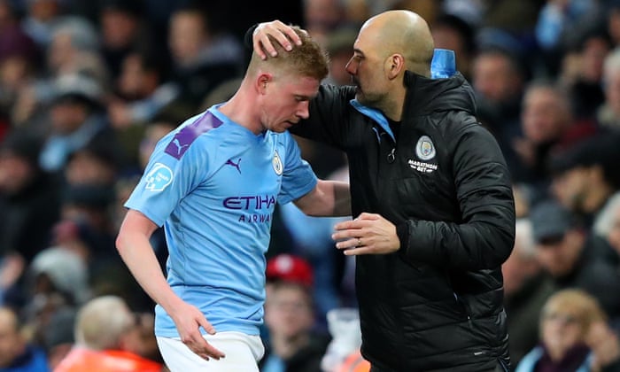 Pep Guardiola vows to stay at City and back their fight against Uefa ban | Manchester City | The Guardian
