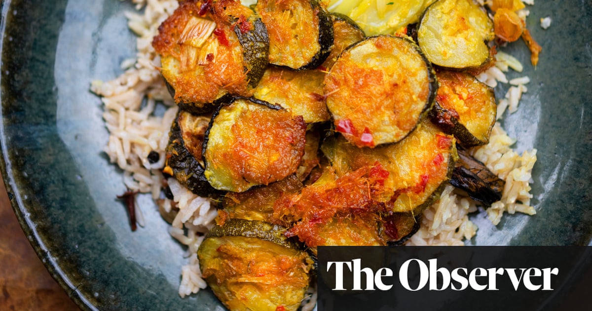 nigel-slater-s-recipes-for-baked-courgettes-with-lemongrass-plus-mushrooms-courgettes-and-toasted-crumbs