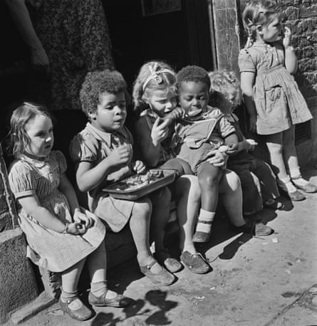 Foster children in London in 1948.