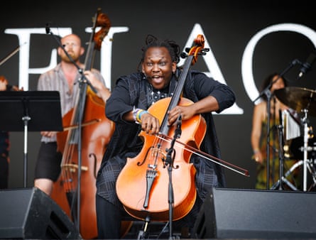 Abel Selaocoe and Bantu Ensemble on the West Holts Stage