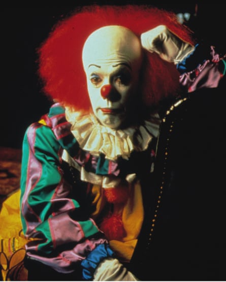 As Pennywise the clown in the 1990 adaptation of Stephen King’s It.