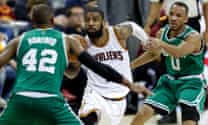 Irving stars with 42 points as Cavaliers come back to defeat Celtics