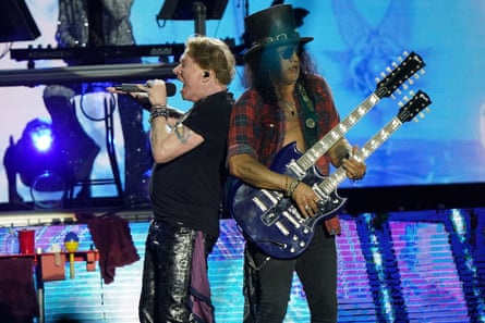 Axl Rose and Slash.