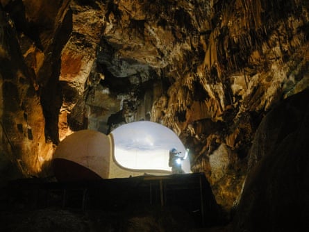 ‘Dangerous’ … the cave scene in Doppelgängers³.