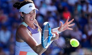 Garbine Muguruza Primes Power Game For Australian Open Final Against Kenin Sport The Guardian