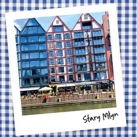 Exterior view during the day of the pierogi restaurant Stary Młyn, in Gdansk, Poland.