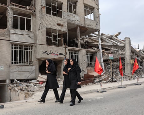 ‘Ticking timebomb’: Tehran residents return to ruined city amid fears truce will not hold