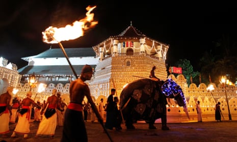 Traditional dancers take part in Kandy’s Esala Perahera, or The Festival of the Tooth. 