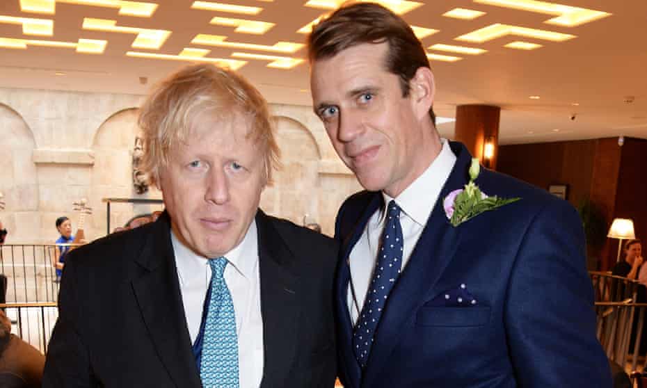 Elliot, pictured here with prime minister Boris Johnson, was contacted by Bahrain’s ambassador to the UK after the Conservative Middle Eastern Council disaffiliated from the party.