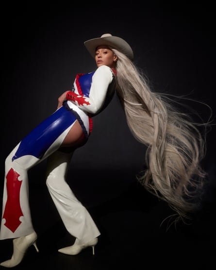 Beyoncé in a promo photo for the country-leaning album Cowboy Carter