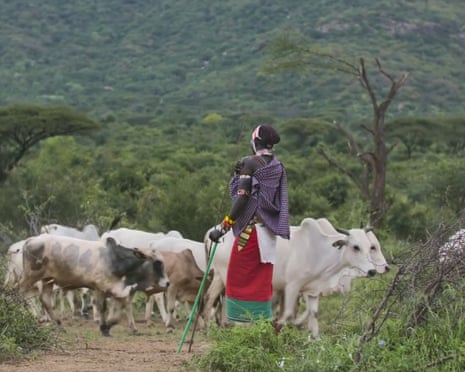 A Samburu herder in The Battle for Laikipia.