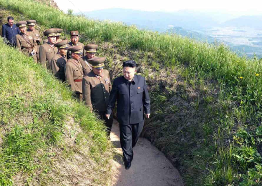 Kim inspects watch posts defending Mt. Osong and Korean People’s Army unit 507 in Kangwon province