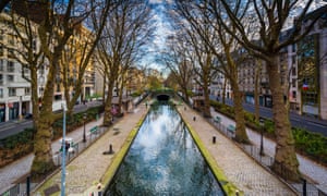 The gentrified area around Canal Saint-Martin, Paris