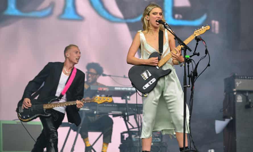 Ellie Rowsell and Theo Ellis of Wolf Alice.