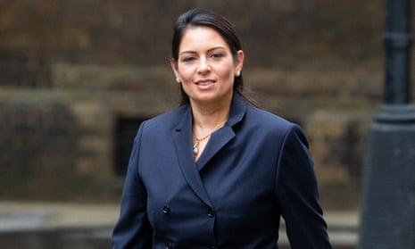 Britain's home secretary, Priti Patel