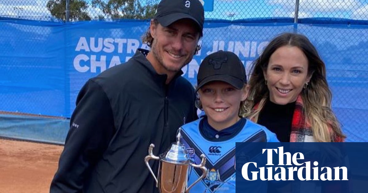 Lleyton Hewitt’s son Cruz, 12, wins Australian junior tennis clay-court title
