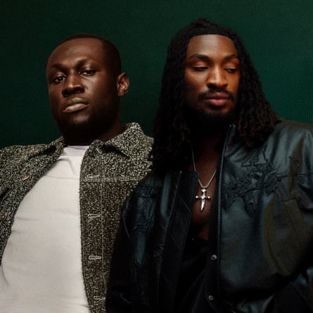 Stormzy (left) and Odeal.